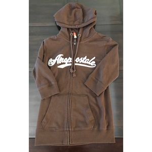 Unique Brown Aeropostale Jacket with Beads